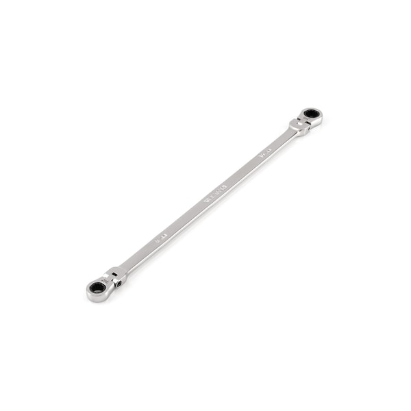 8 x 10 mm Long Flex Head 12-Point Ratcheting Box End Wrench